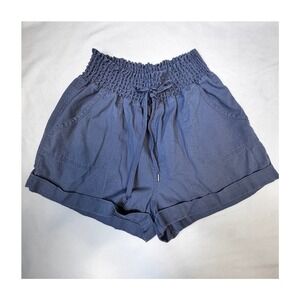 Forever 21 High Waist Blue Shorts Size Large